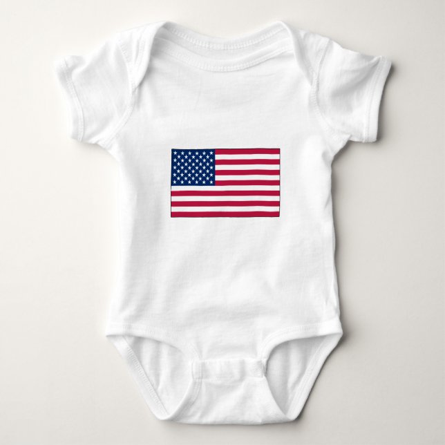 American Flag	Infant Creeper (Front)