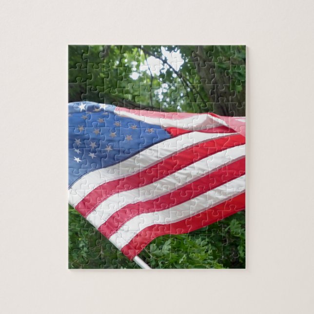 American Flag Jigsaw Puzzle (Vertical)
