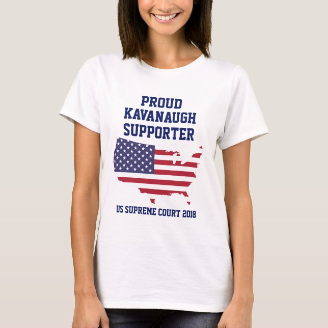 AMERICAN FLAG Judge Brett Kavanaugh SCOTUS T-Shirt (Front)