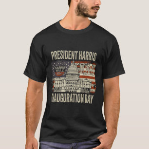 American Flag Kamala Harris President Inauguration T-Shirt