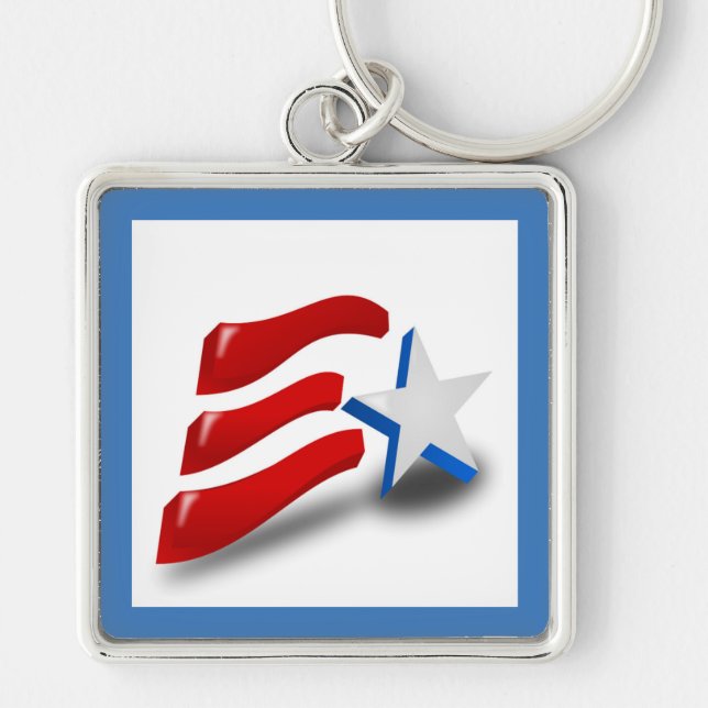 AMERICAN FLAG KEYCHAIN (Front)