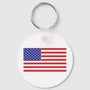 American Flag Keychain
