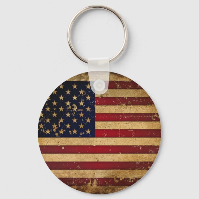 American Flag Keychain (Front)