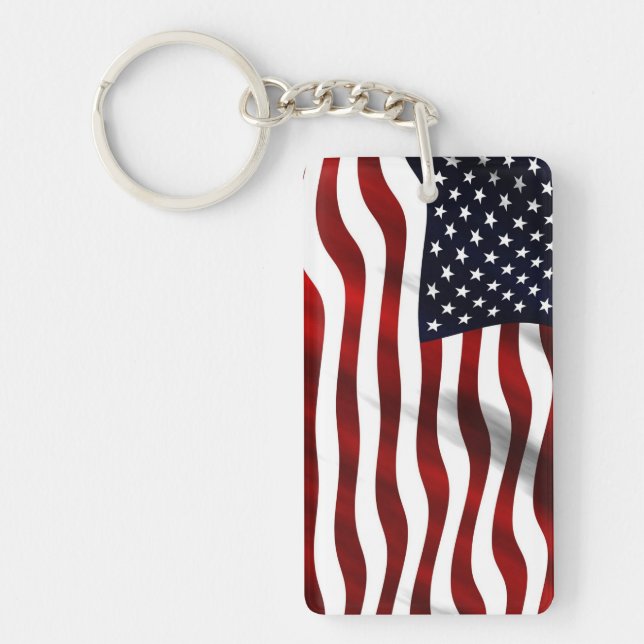 American flag keychain (Front)