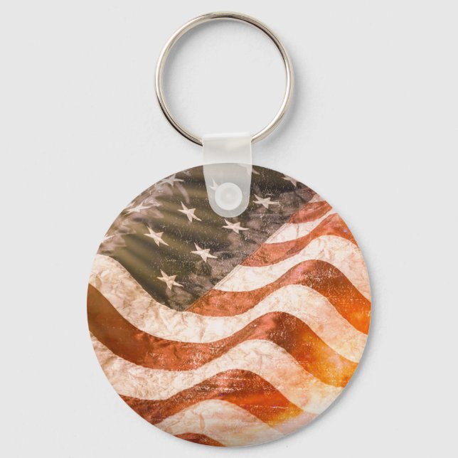 American Flag Keychain (Front)