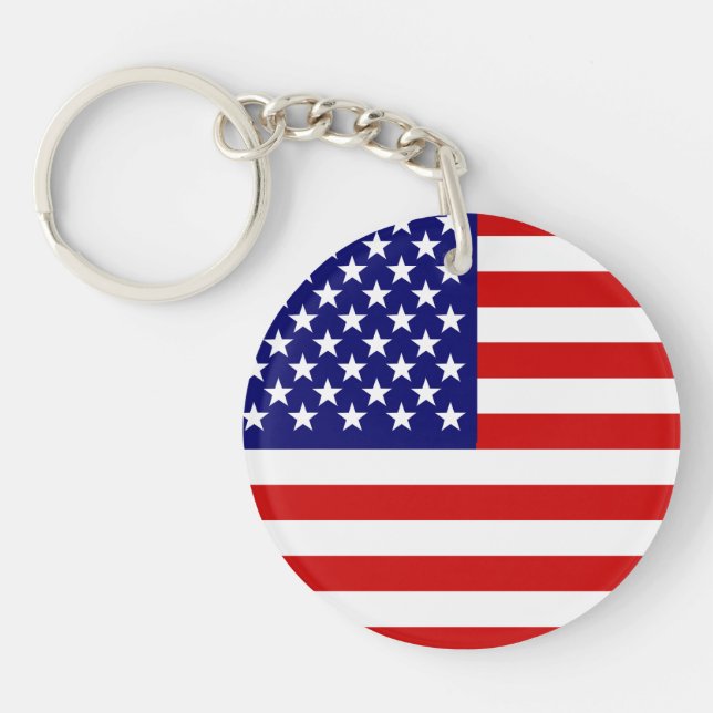 American flag keychain (Front)