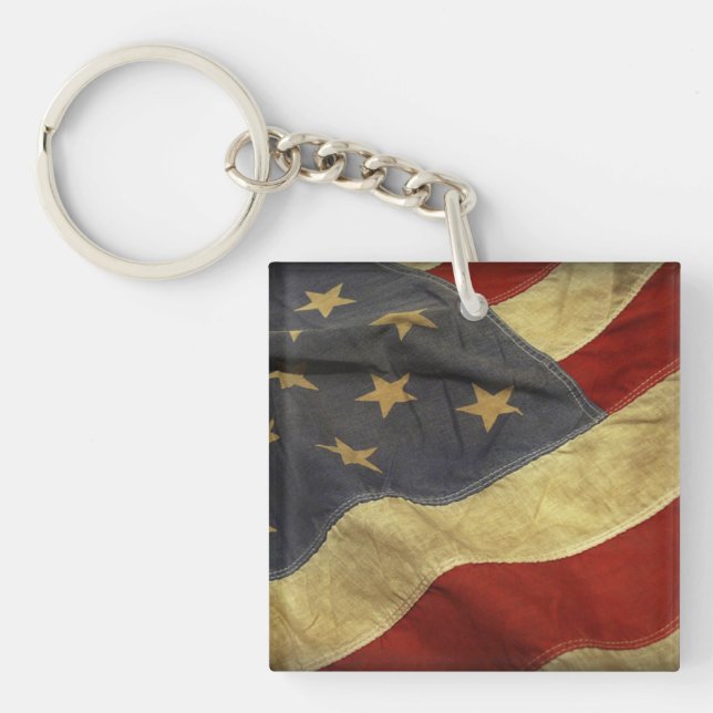 American Flag Keychain (Front)