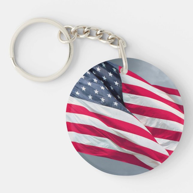 American Flag Keychain (Front)