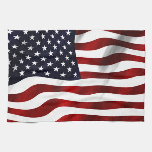 American Flag Kitchen Towel
