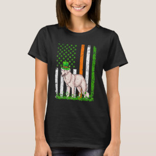 American Flag Kuvasz Dog St Patricks Day T-Shirt