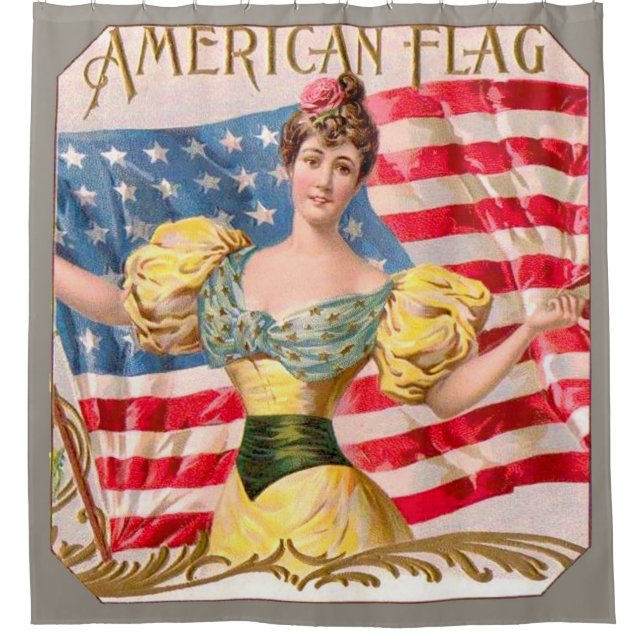 American Flag Lady Liberty Independence  (Front)