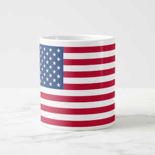 American Flag Large Coffee Mug