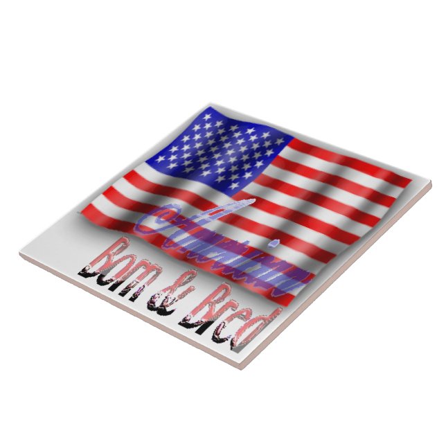 American Flag • Large • Tile (Side)