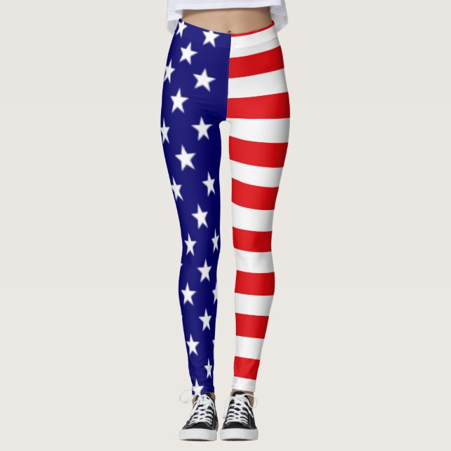 American Flag Leggings (Front)