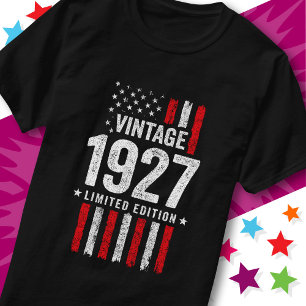 American Flag Limited Edition Stars Vintage 1927 T-Shirt