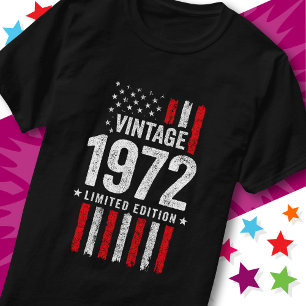American Flag Limited Edition Stars Vintage 1972 T-Shirt