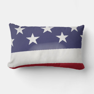 AMERICAN FLAG LUMBAR PILLOW