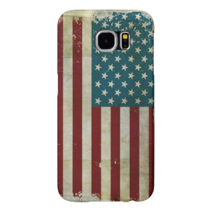 American Flag MAGA Worn Vintage Proud Freedom Art Samsung Galaxy S6 Case