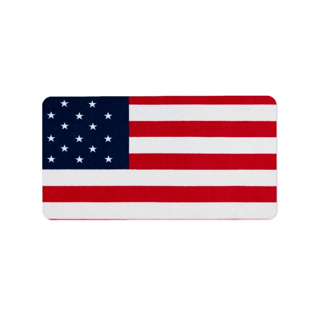 American Flag Magically Flag  Label (Front)
