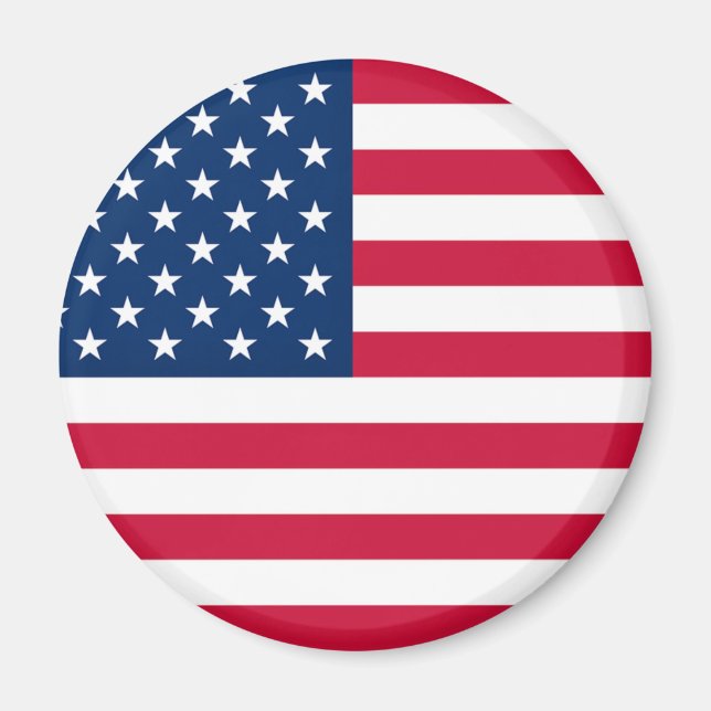 American Flag Magnet - USA (Devant)