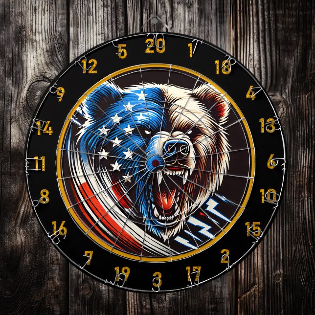 American Flag Meets Roaring Fury Dartboard (Creator Uploaded)
