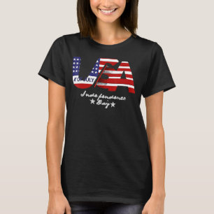 American Flag Memorial Day 4 Of July 2 T-Shirt