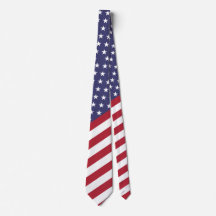 American Flag Men's Necktie