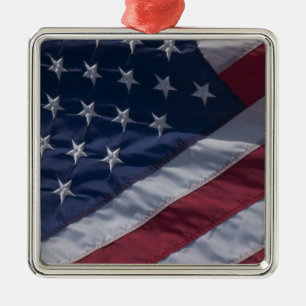 American flag. metal ornament