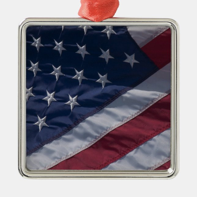 American flag. metal ornament (Front)