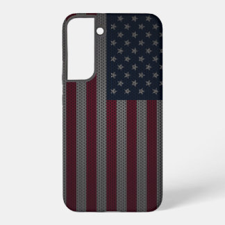 American Flag Metallic Mesh Samsung Galaxy Case