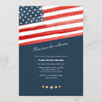American Flag Military Retirement Party