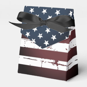 American Flag Military Stars And Stripes Patriotic Favor Box