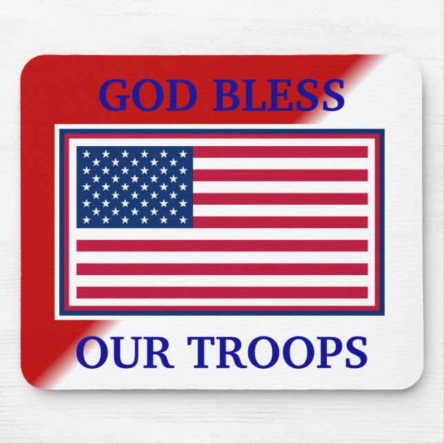 American Flag Mouse Pad - Custom (Front)