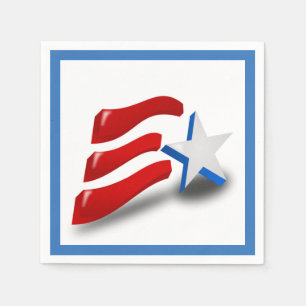 AMERICAN FLAG NAPKIN
