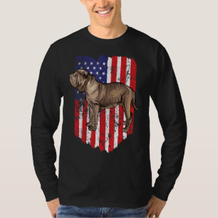 American Flag Neapolitan Mastiff 4th Of July Usa T-Shirt