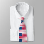 American Flag Neck Tie<br><div class="desc">USA - United States of America - Flag - Patriotic - Independence Day - July 4th - Customizable - Choose / Add Your Unique Text / Colour / Image - Make Your Special Gift - Resize and move or remove and add elements / image with customization tool. You can also...</div>