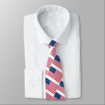 American Flag Neck Tie - Patriotic<br><div class="desc">USA - United States of America - Flag - Patriotic - Independence Day - July 4th - Customizable - Choose / Add Your Unique Text / Colour / Image - Make Your Special Gift - Resize and move or remove and add elements / image with customization tool. You can also...</div>