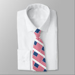 American Flag Neck Tie - USA<br><div class="desc">USA - United States of America - Flag - Patriotic - Independence Day - July 4th - Customizable - Choose / Add Your Unique Text / Colour / Image - Make Your Special Gift - Resize and move or remove and add elements / image with customization tool. You can also...</div>