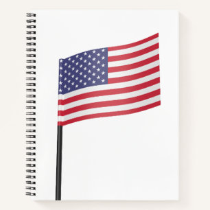 American flag  notebook