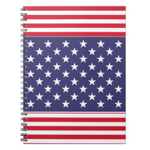 American Flag Notebook