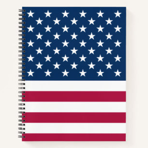 American Flag Notebook