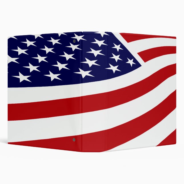 AMERICAN FLAG NOTEBOOK BINDER (Background)