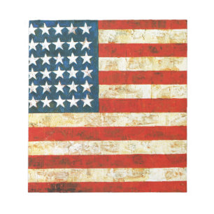American Flag Notepad