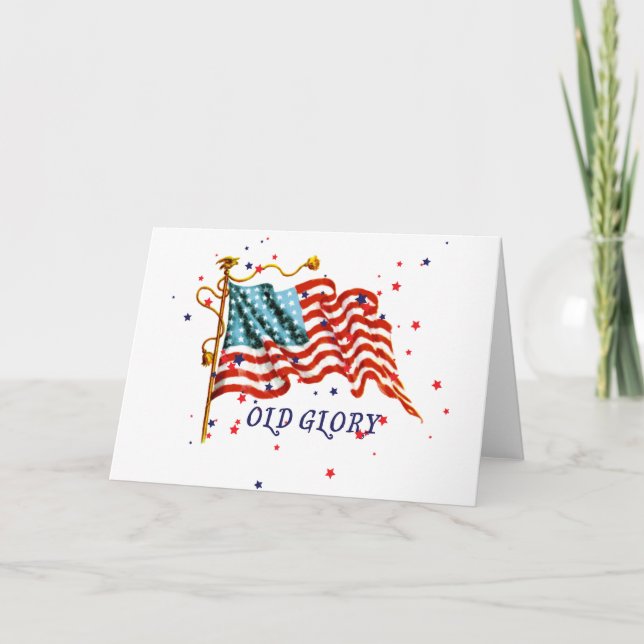 American Flag, Old Glory Card (Front)