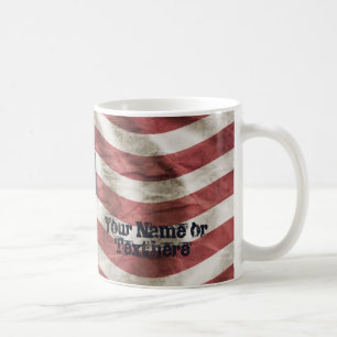 American Flag Old Glory Red, White and Blue Coffee Mug