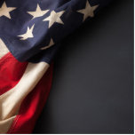 American Flag on a Chalkboard Standing Photo Sculpture<br><div class="desc">Vintage American flag on a chalkboard</div>