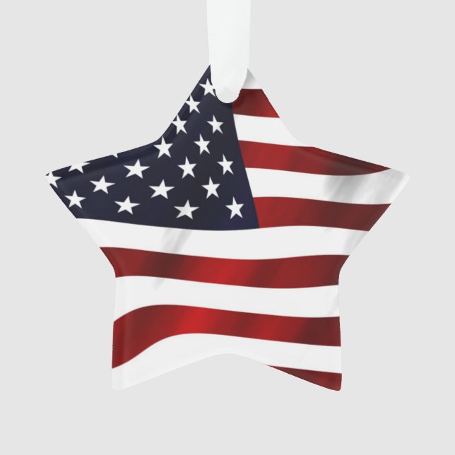 American Flag Ornament (Front)