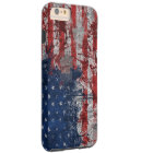 American Flag Painted on Grunge Wall