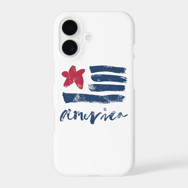 American Flag Paintstrokes (Back)