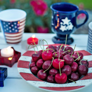 American Flag Paper Plates